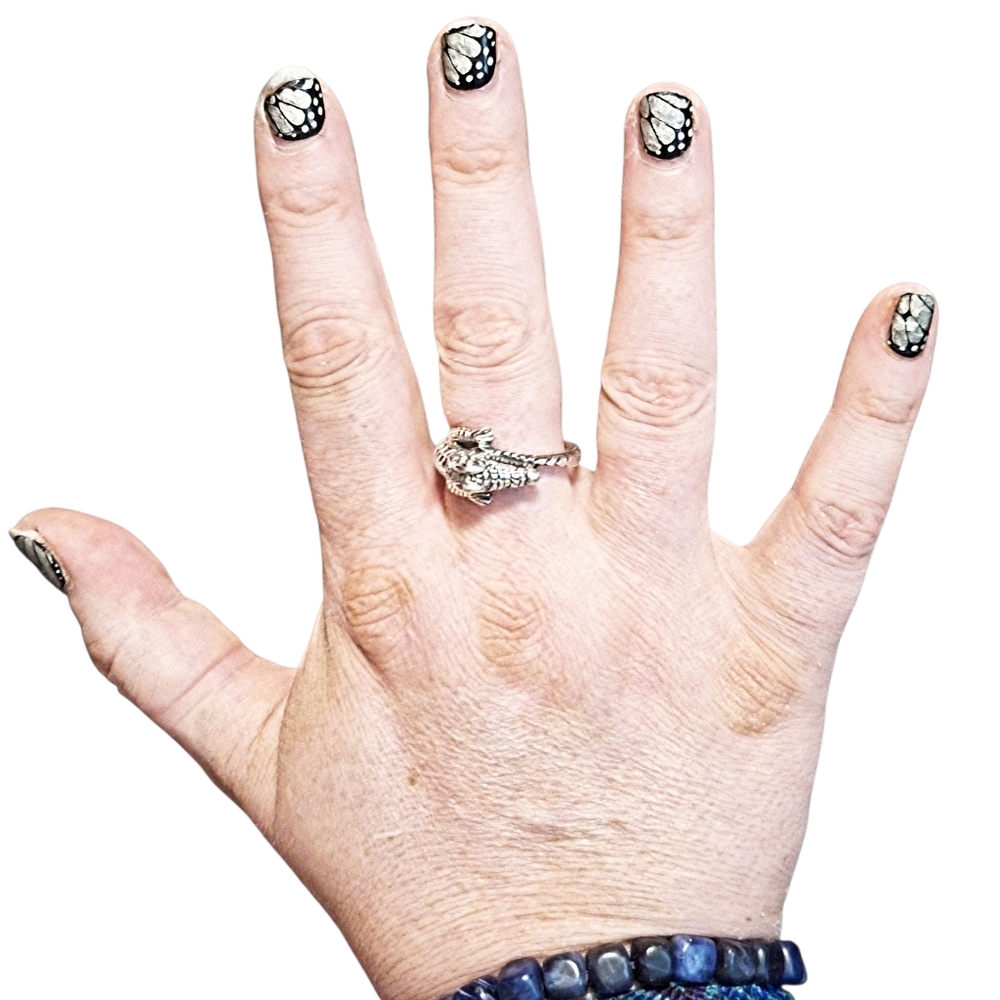 Sterling Silver Alligator Ring! - image 4